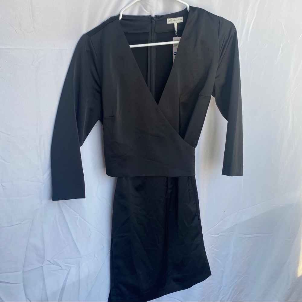3/4 sleeve wrap dress size 4